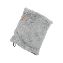 Pet Hoodie Keep Warm Multifunctional Neck and Ear-Light Grey L