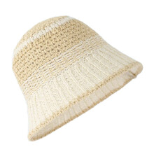 Chapeau seau en Crochet pour filles et-Beige Taille Unique