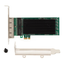 Converged Ethernet Network Card With Intel X540 Controller, Copper RJ45 Ports 10GbE PCIe Interface For Data Center Deployment And Storage Over Etherne