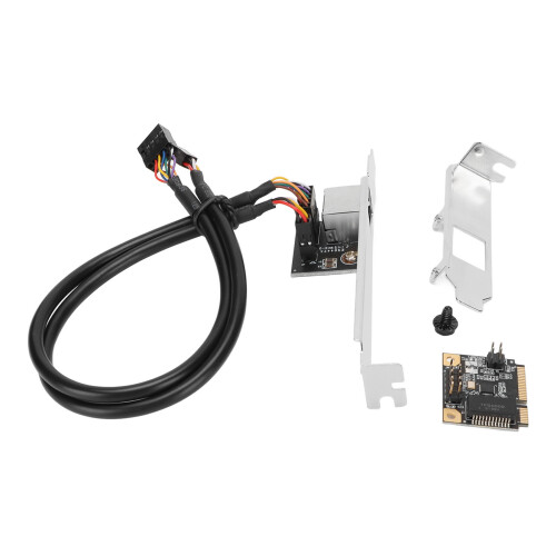 GbE Network Card PCIe Ethernet NIC Intel Virtualization Technology High Performance Dual Channel Networking Realtek RTL8111H Compatible 2000Mbps Total