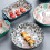 2pcs Nordic underglaze ceramic dinner plates, 20.3cm, round, dishwasher  microwave 4