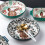 2pcs Nordic underglaze ceramic dinner plates, 20.3cm, round, dishwasher  microwave 5