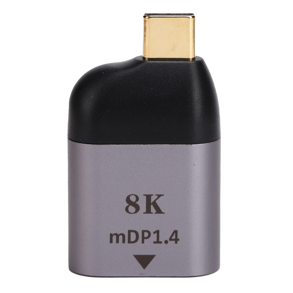Usb C To Mini Displayport Adapter 8K@60Hz Plug And Play Type C To Dp1.4 Converter Compatible With Macbook Ipad Pro Android Phones Support Wide Compati 9486358984529