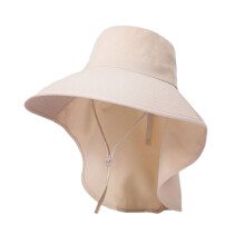 Chapeau seau décontracté d'été, couvre-chef de-PF023 beige