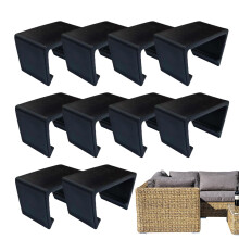 CouchClamps for sections, patio faux furniture clamps Securing from wind Adjustable clamp holders