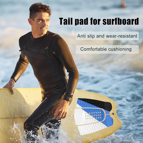 Surfboard Traction Pad, Tail Padding, 31x30cm, impactresistant, lightweight 2