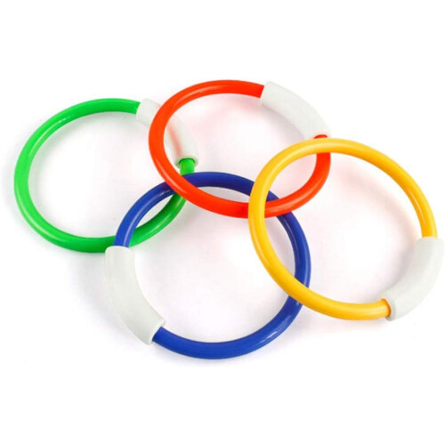 VLNF Classic Diving Rings Yellow/Blue/Green/Orange 2