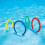 VLNF Classic Diving Rings Yellow/Blue/Green/Orange 4