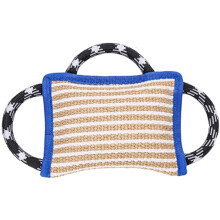 Dog Tow Toy, TearResistant Hemp Bite Cushion for German Shepherd