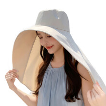 Chapeau queue de cheval résistant au soleil, avec-Beige