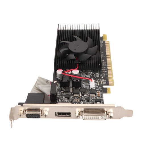 Κάρτα γραφικών για παιχνίδια υπολογιστή, GPU χαμηλού προφίλ με μνήμη GDDR3 2GB, διεπαφή 1