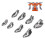 4 Paar Schuhspanner, professionell, verstellbar, 11