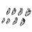 4 Paar Schuhspanner, professionell, verstellbar, 6