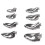 4 Paar Schuhspanner, professionell, verstellbar, 7