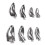 4 Paar Schuhspanner, professionell, verstellbar, 9