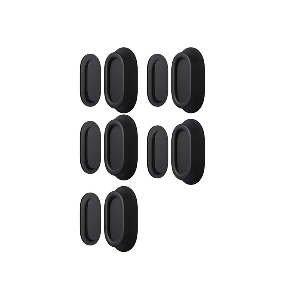 5 Pack Magnetic Remote Control Holder Wall Mount, Silicone Remote Control Organizer Adhesive Tv Remote Charger Holder 6131667541491