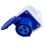 IP44 Industrial Plug and Socket Waterproof Connector 3PIN 16A Waterproof Electrical Connection Wall Mount Socket 4