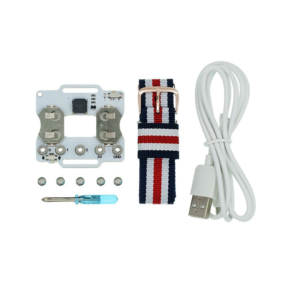 Wearbit Watch Strap Kit For Microbit V2 Programmable Development Board Diy Programming Kit For Microbit V2 6132772572974