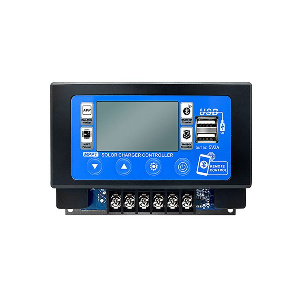 Solar Charge 60A Mppt Controller With Lcd Display Dual Usb Support 12V/24V/36V/48V/60V Battery 60A 6133443832205