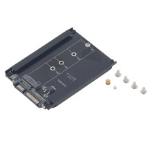 Adaptador SATA 3.0 para SSD M.2B Key de alta velocidade (6 Gbps), conversão interna/externa, design fino e compacto, com conversão confiável.