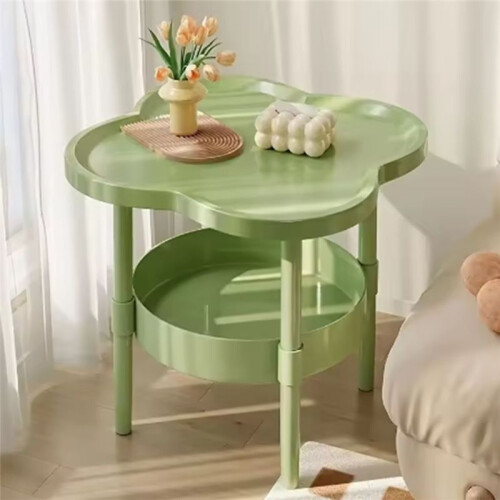 Sofa Side Several Bedroom Small Table Room Storage Table Balcony Double Layer Coffee Table Green 2