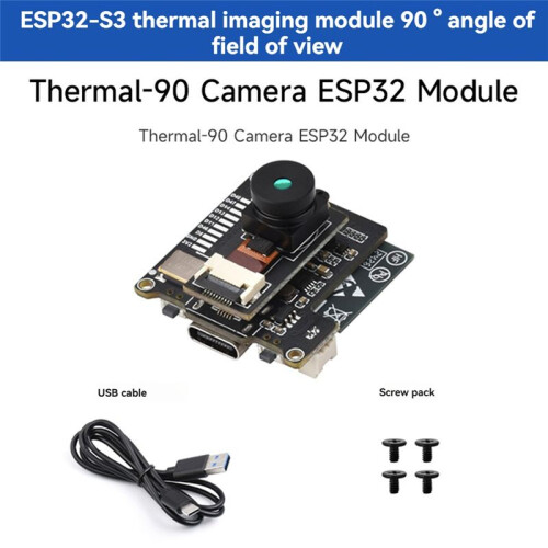 Esp32-S3 Wifi Infrared Thermal Imaging Module Esp32 Serial Wifi RGB Development Board 80x62 Pixel Infrared Array A 1