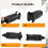 Lock Cylinder Puller Set Nail Puller with Screws and Area Increaser Professional Puller Tool 7