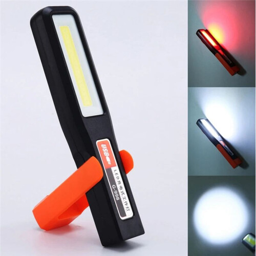 Powerful COB LED Work Light Car Garage Lamp USB Rechargeable Flashlight Magnetic Torch Emergency Light 1