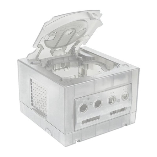 For GameCube Clear Box for NGC Shell Transparent Case Replacement Shell for NGC Video Game Console DOL-001/DOL-101 A