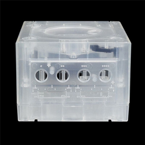 For GameCube Clear Box for NGC Shell Transparent Case Replacement Shell for NGC Video Game Console DOL-001/DOL-101 A 1