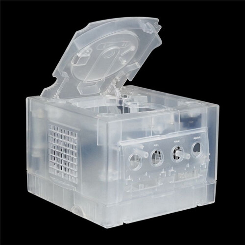 For GameCube Clear Box for NGC Shell Transparent Case Replacement Shell for NGC Video Game Console DOL-001/DOL-101 A 2