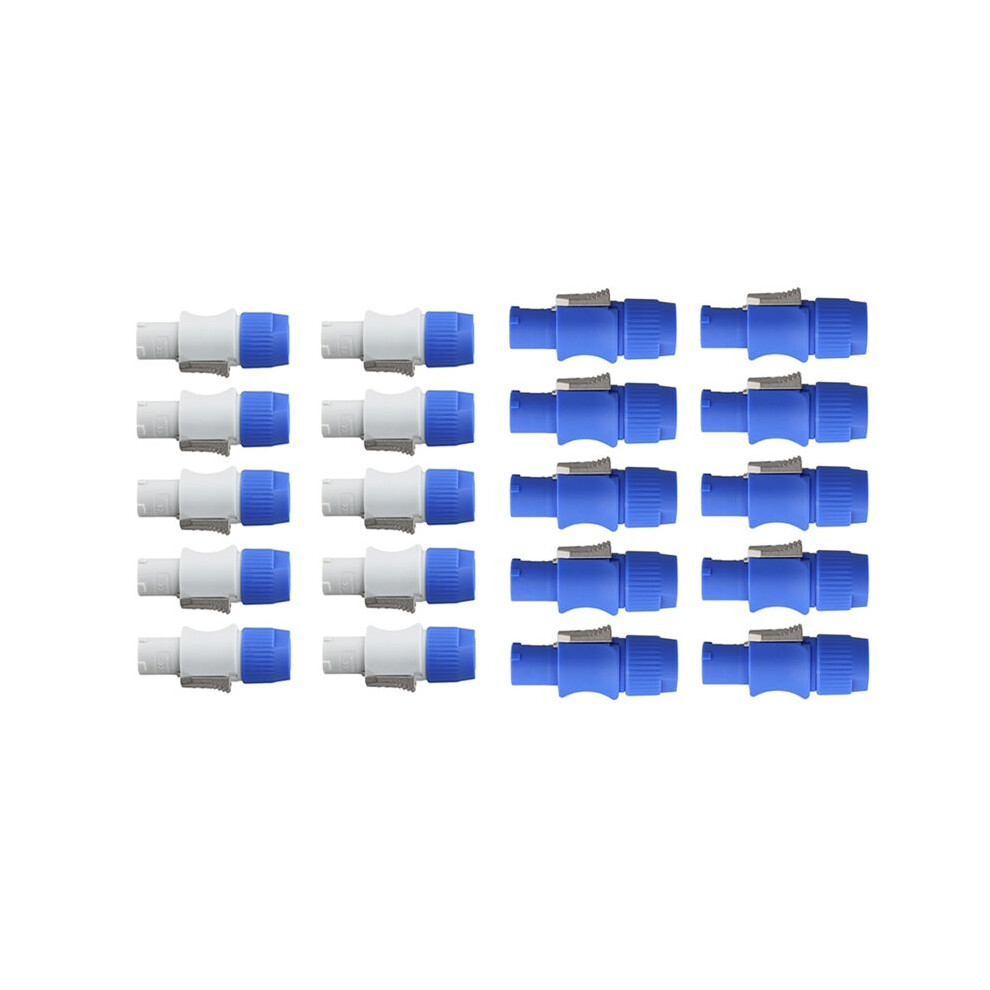 20Pcs 3 Pin Male Powercon Connector Signal Input Jack For Beam Light Stage Light Power 4712332293819