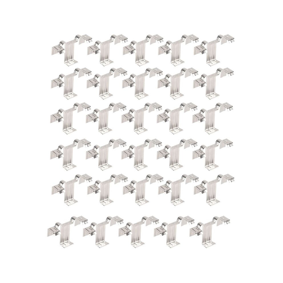 30Pcs Photovoltaic Panel Drainage Buckle Plate Solar Panel Water Drain Clip For Solar Panel Draining 35Mm 4713514135538