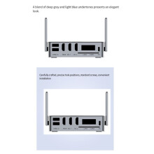 For Orange Pi 5 Plus Case Aluminum Alloy Shell for OPI 5 Plus Development Board with Antenna
