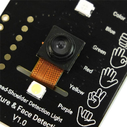 AI Visual Gesture Human Presence Tracking Sensor 5 Gesture Range 3 Meters 10 Facial Tracking Mind+Graphical Programmin 2