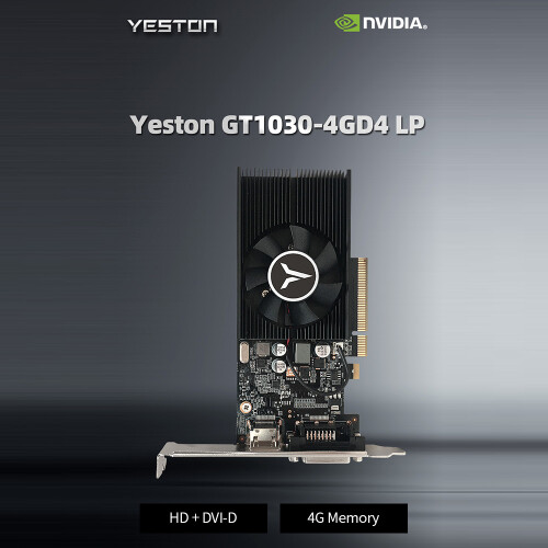 Κάρτα γραφικών Nvidia για παιχνίδια υπολογιστή, κάρτα γραφικών 4GB με έξοδο DVI-D HDMI VGA, 2