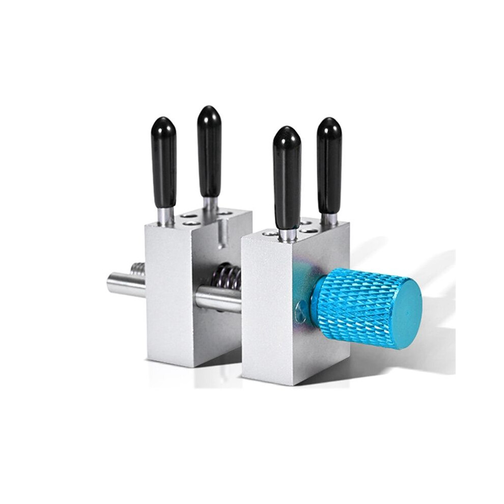 Model Clamping Tool Handheld Mini Bench High-Precision Split Bench Vise Seamless Clamping Model Building Tool Blue 6134064316280