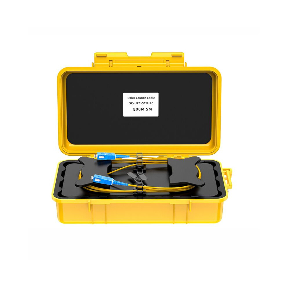 Fiber Optic Otdr Launch Cable Box Dead Spot Eliminator 0.2Dbm 500M(Optional) Otdr Dead Zone Eliminator Sc/Upc-Sc/Upc Light 6133443897280
