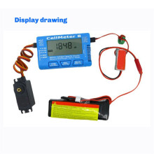 RC CellMeter-8 2-8S Medidor de Teste de Voltagem de Capacidade de Bateria para Medidor de Célula LiPo Life Li-Ion NiMH Nicd