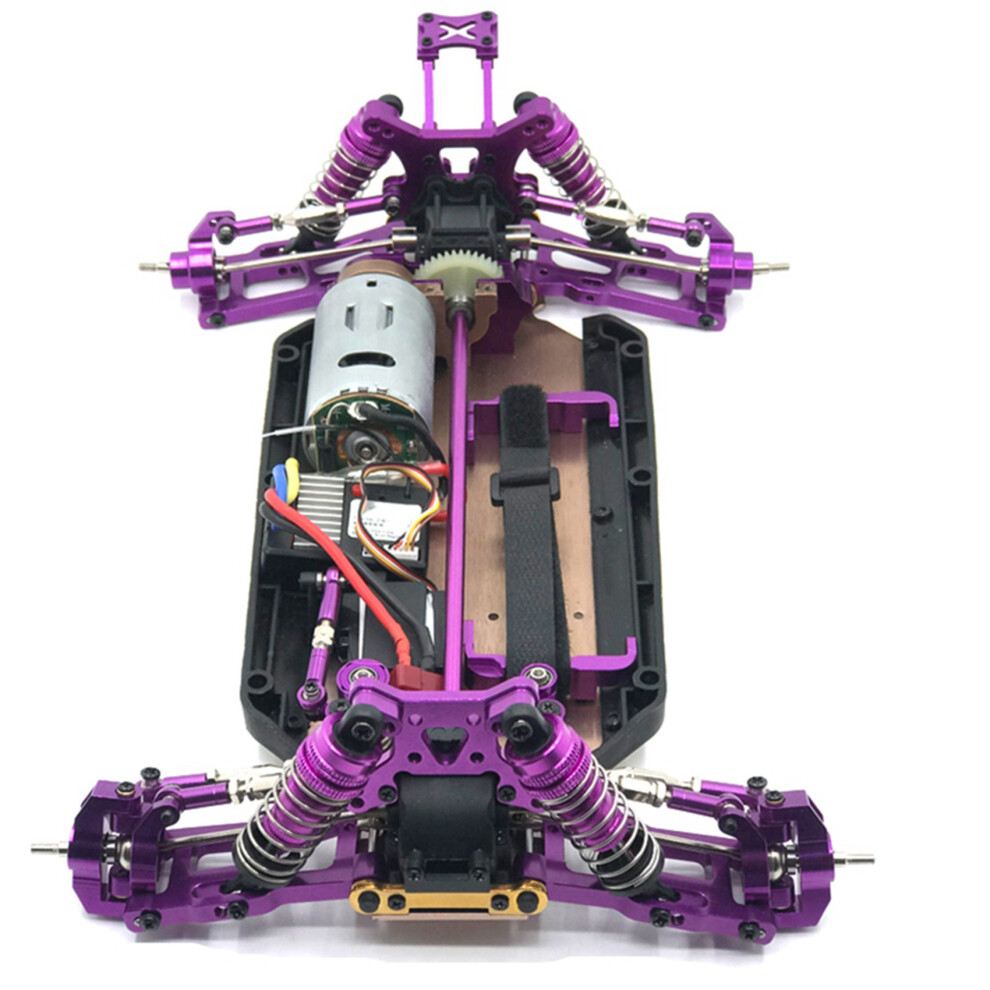 2Set Steering Clutch Assembly Steering Servo Saver Complete For Wltoys 144001 1/14 124018 124019 & Red/Purple 6132555196830