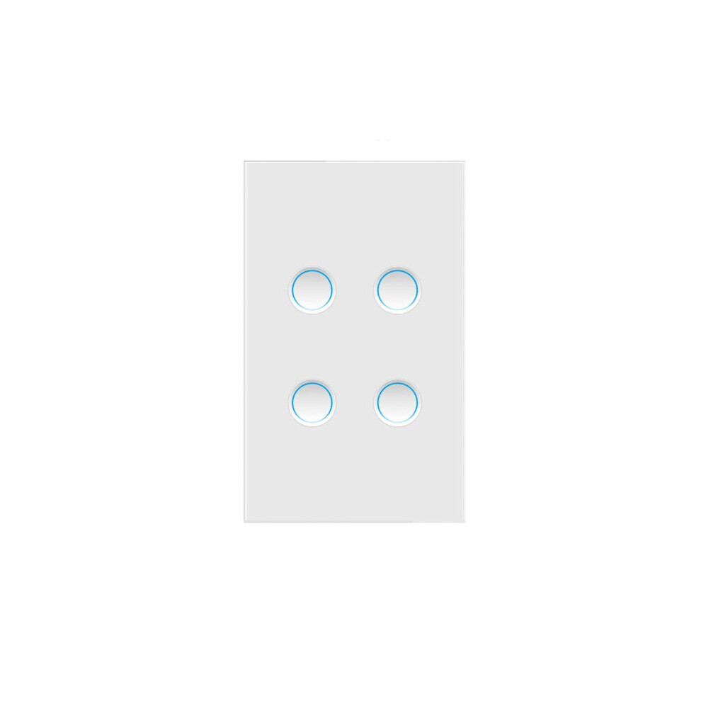 Tuya Matter Smart Light Switch Wifi Concave Glass For Alexa Google Home Homekit Smartthings Neutral Wire Us Standard A 6132295038162