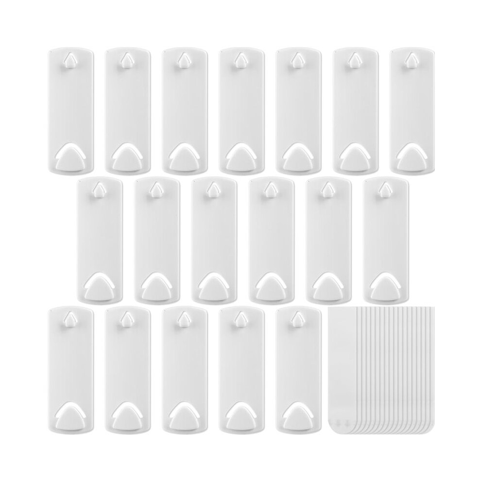 18Pack Picture Hangers,Sawtooth Picture Hangers With Removable Adhesive Strips, Hang Pictures On Wall Without Nails 4711342645403