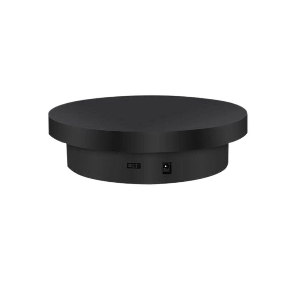 Electric Turntable 360 Rotating Display Photography Turntable Usb Charging Display Stand Swivel Plates For Video Black 6132286754859