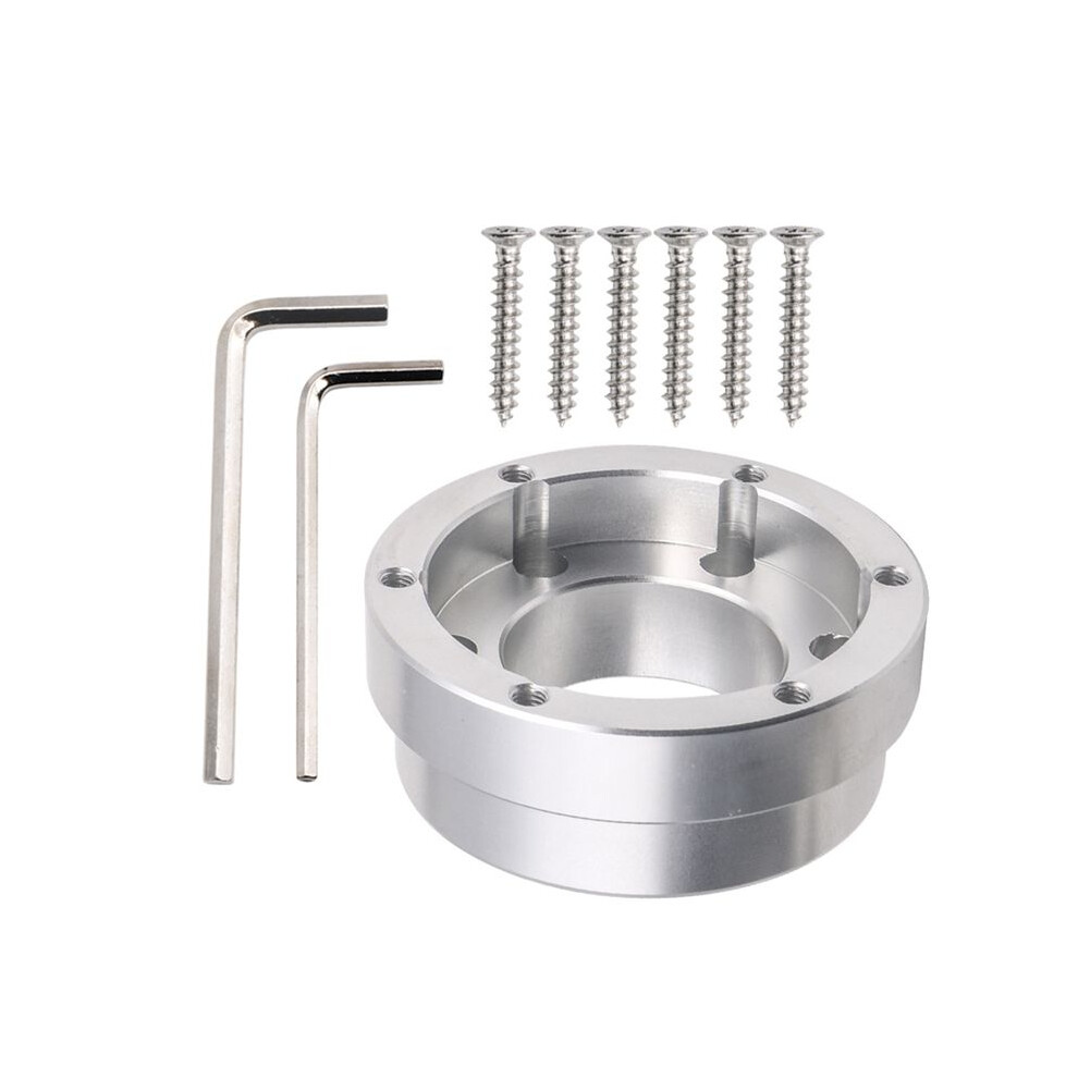 70Mm Steering Wheel Adapter Plate For Logitech G29 G920 G923 Metal Modification Replacement Part Silver 4712705362104
