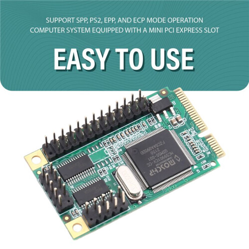 PCI-E Serial DB9 RS232 Parallel DB25 Adapter PCI-E to 2 Ports Serial DB9 RS232 Parallel DB25 Adapter 2