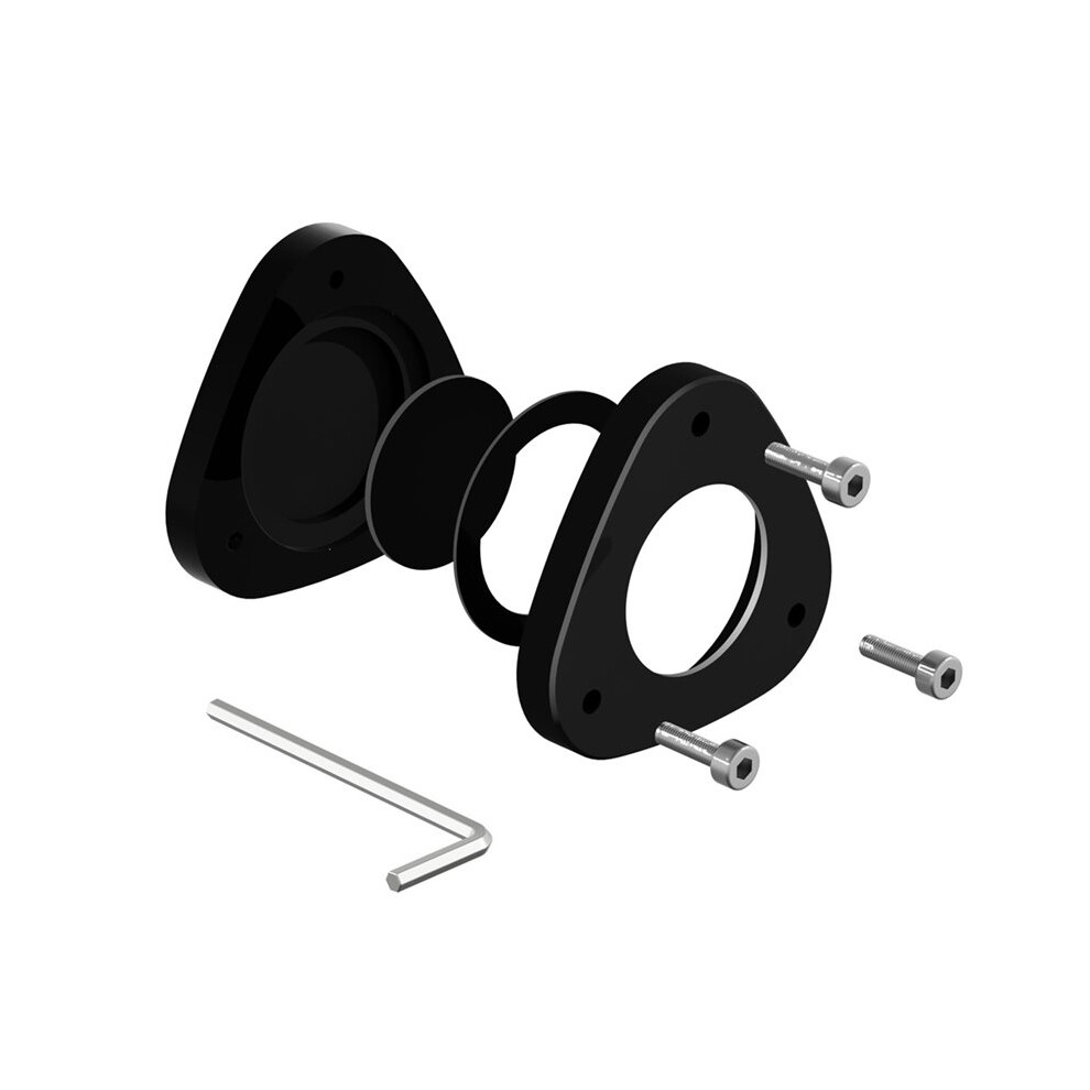 Acrylic Magnetic Holder Case For Airtag Protective Cover Car Bike Motorcycle Tracker Locator For Air Tag Black 4712151834941
