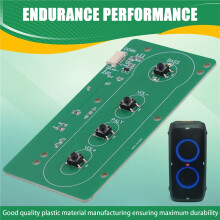 1pcs New Key Button Board Power Light Keyboard for Partybox100 Party Box 100 Connector