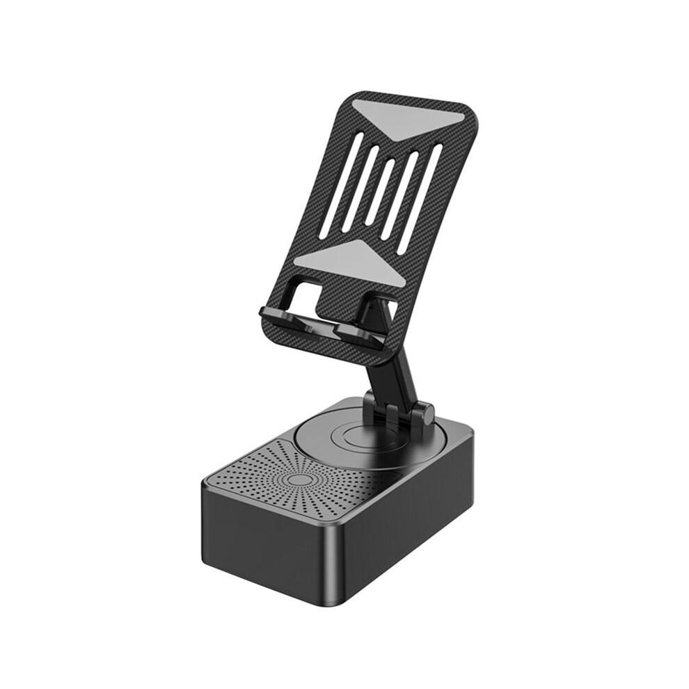 2-In-1 Cell Phone Stand With Wireless Bluetooth Speaker, Foldable Bluetooth Audio Bracket For Home Office 4713613759161