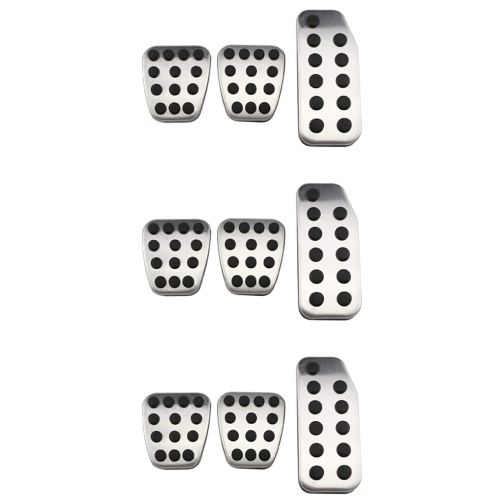 9X Car Pedals Gas Brake Clutch Accelerator Pedal Pad Plate Cover For Honda City 2013 - 2020 Vezel Hrv Hr-V 2015-2020(Mt) 4711619222849