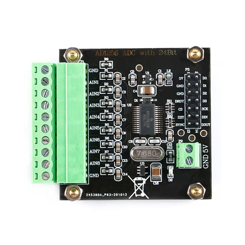 Ads1256 Analog To Digital Conversion Board Module 24-Bit Adc Data Acquisition Card High Precision Converter Board 4711651006674